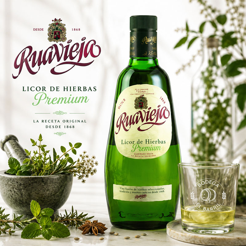 Licor de hierbas Ruavieja