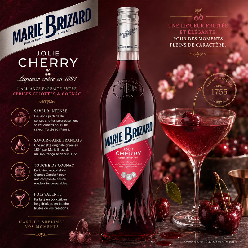 Cherry Brandy Marie Brizard 70Cl