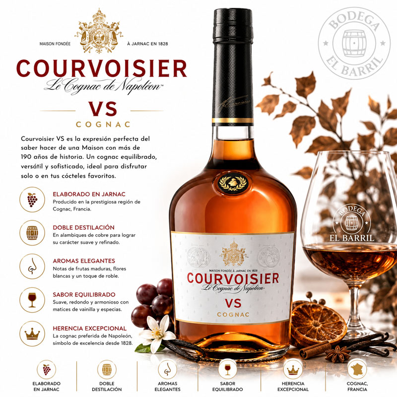 Courvoisier VS 1L.