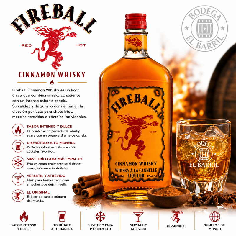 fireball whisky canela