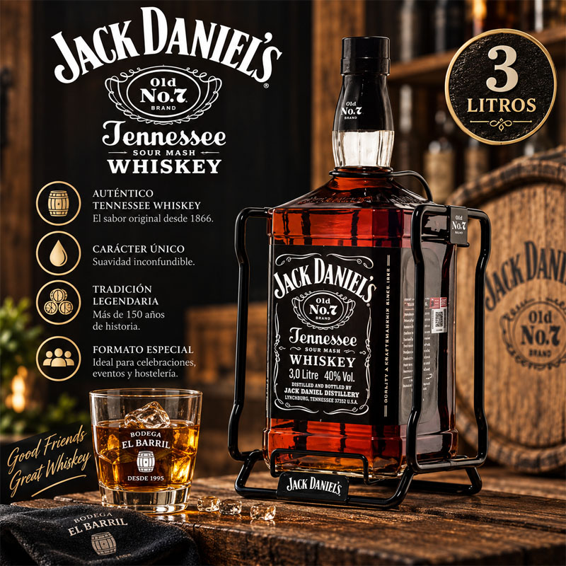 Jack Daniel's 3L. + Balancín
