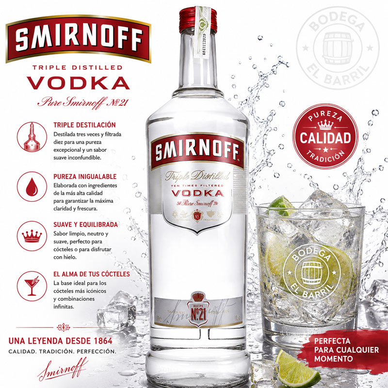 smirnoff 3l botellon