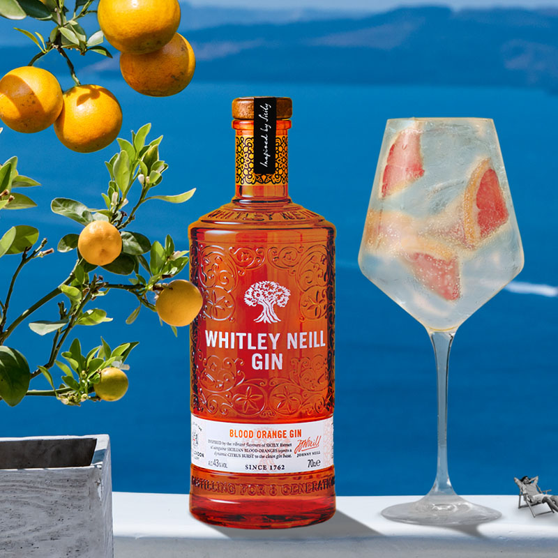 Whitley Neill Blood Orange 70cl ginebra