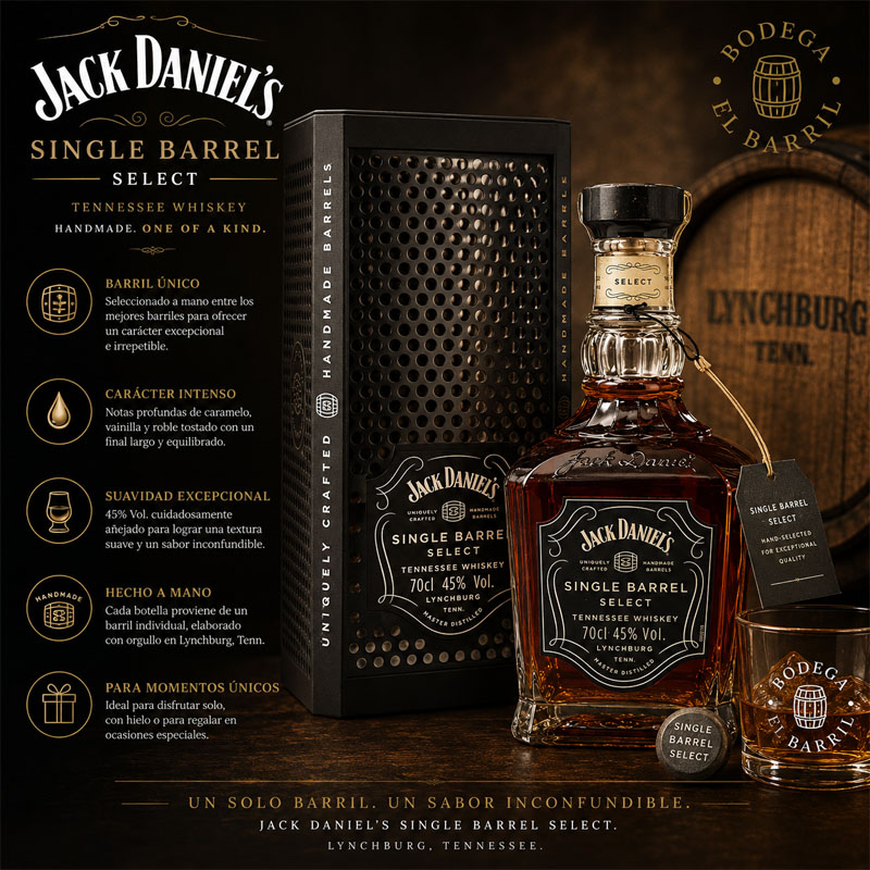 Jack Daniel's Single Barrel Caja Troquelada