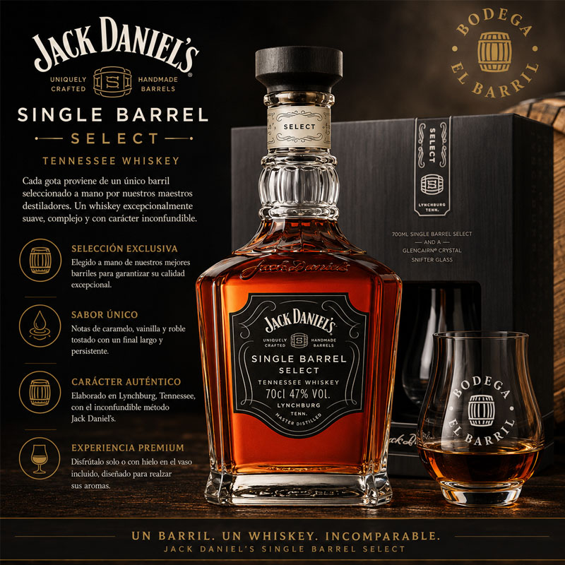 Jack Daniel's Single Barrel + Vaso