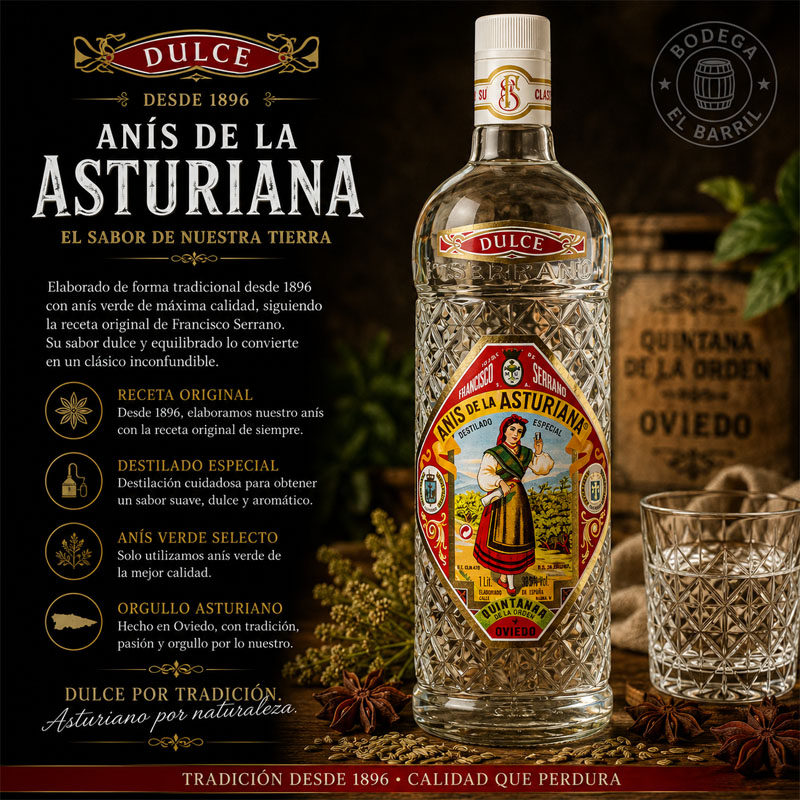 Asturiana dulce anis