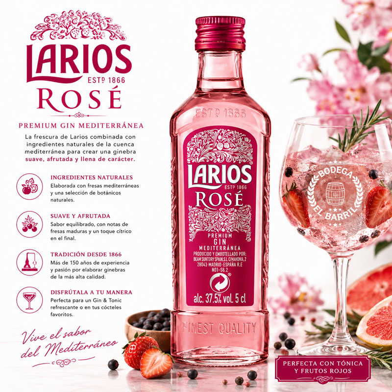 Larios Rosé Miniatura
