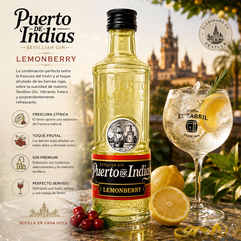 Puerto de Indias Lemonberry Miniatura GINEBRA