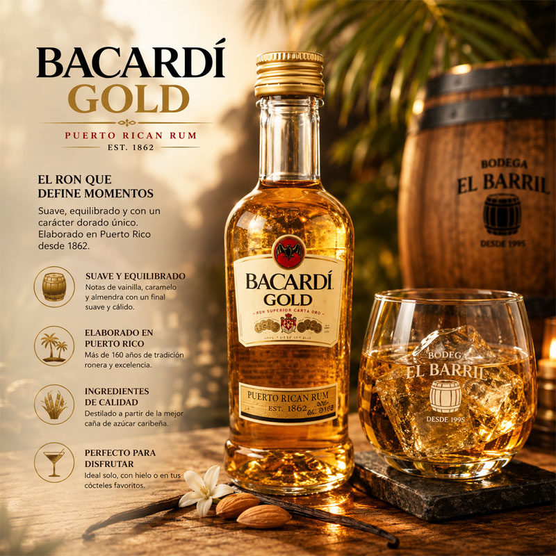 Bacardi Gold Miniatura