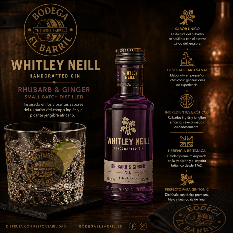 Whitley Neill - Rhubarb & Ginger Miniatura