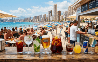 Las 10 bebidas mas vendidas de Benidorm
