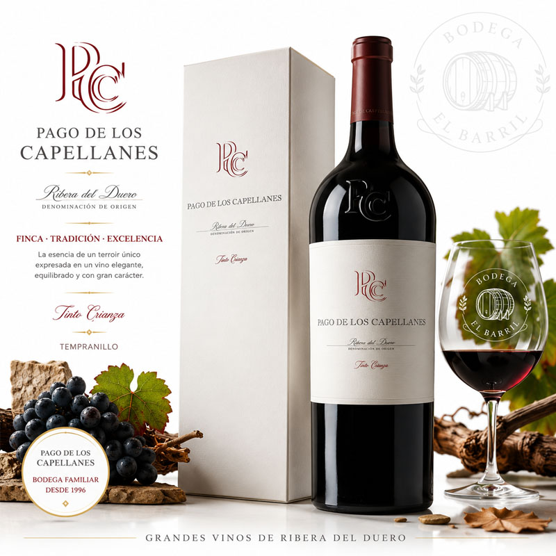 Pago de los Capellanes Crianza Magnum vino