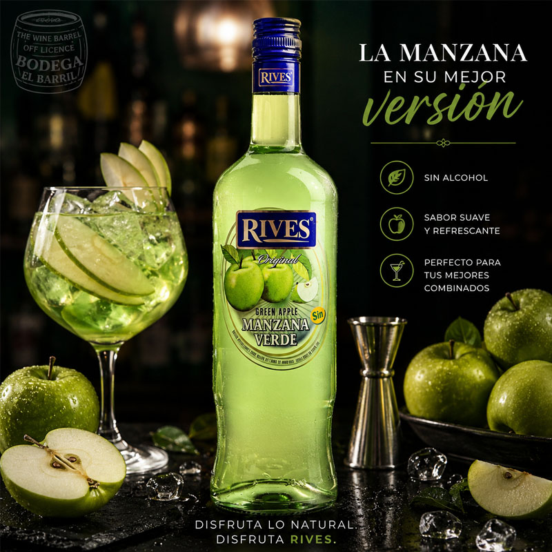 Rives Manzana SIN 70Cl sin alcohol manzana