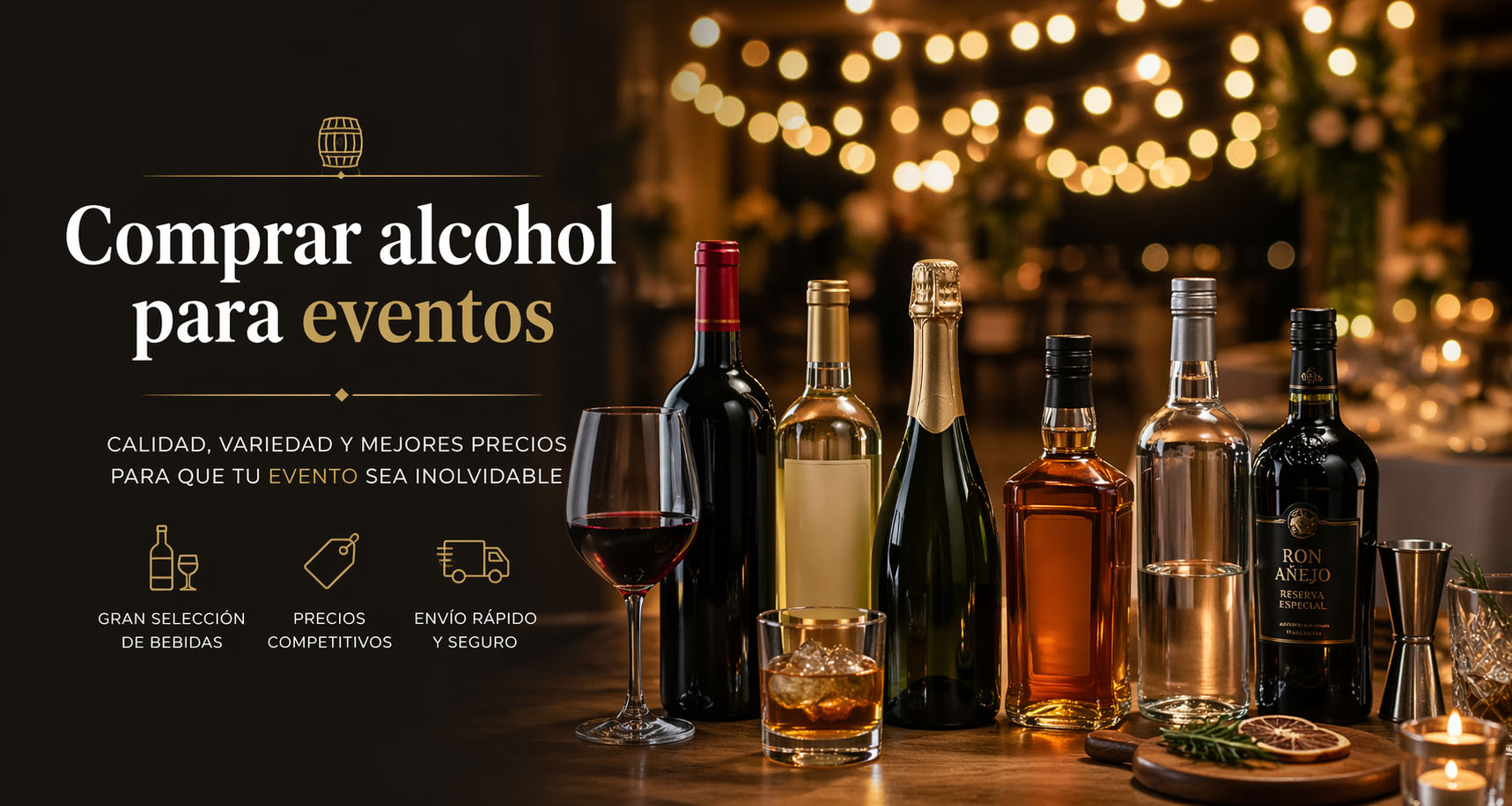 comprar alcohol para eventos licoreria online