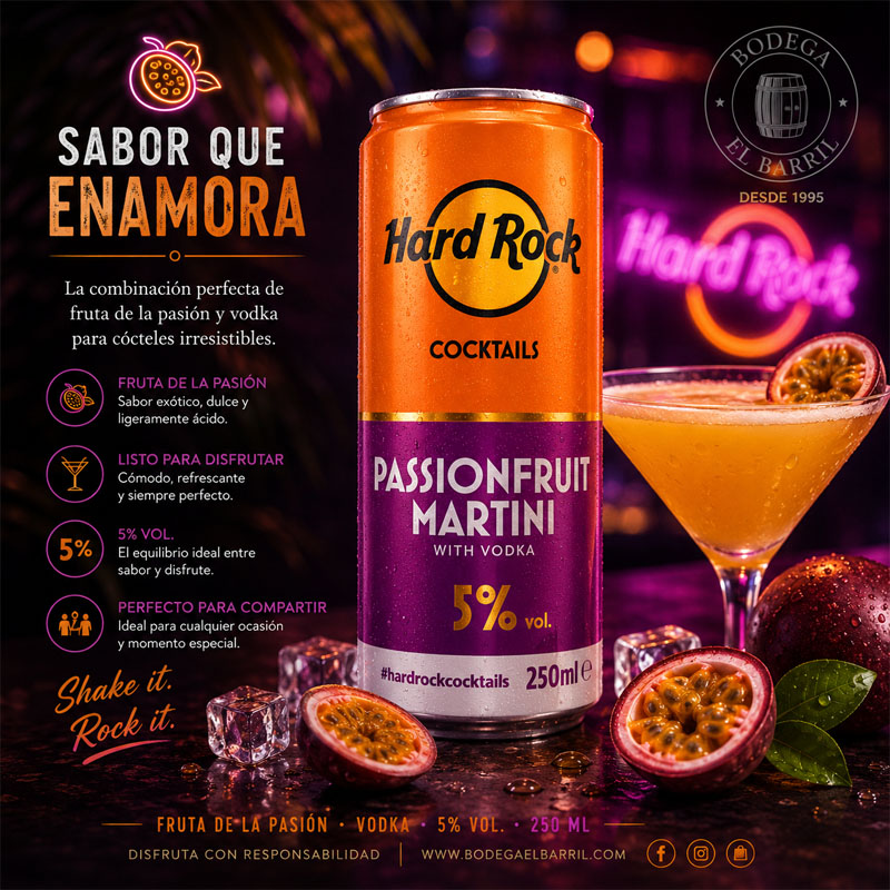 Hard Rock Passionfruit Martini