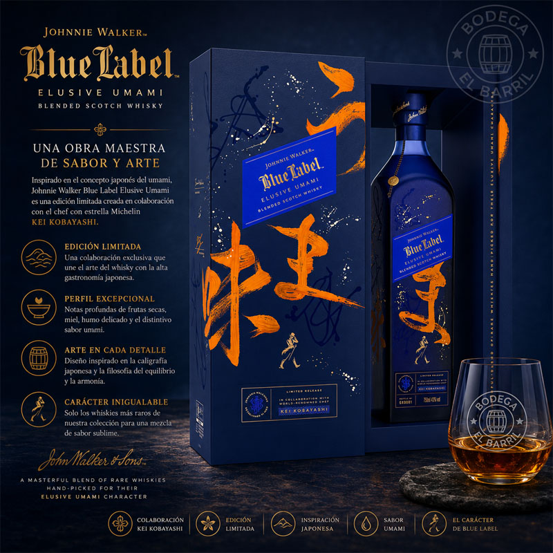 Blue label umami