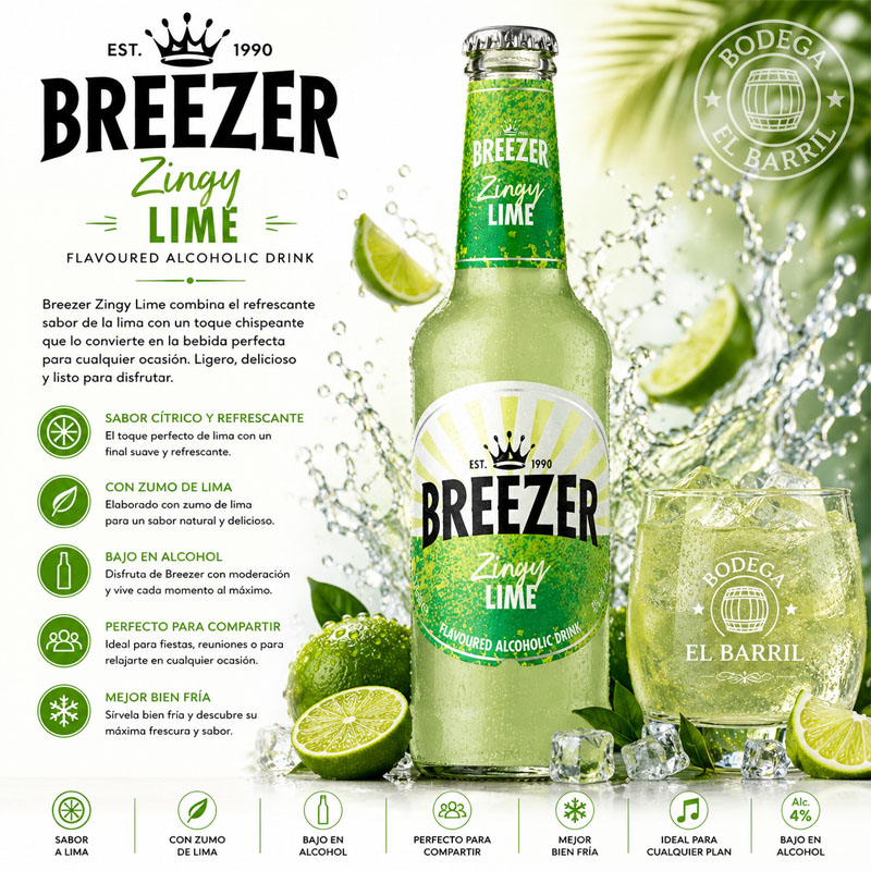 Bacardi Breezer Lima