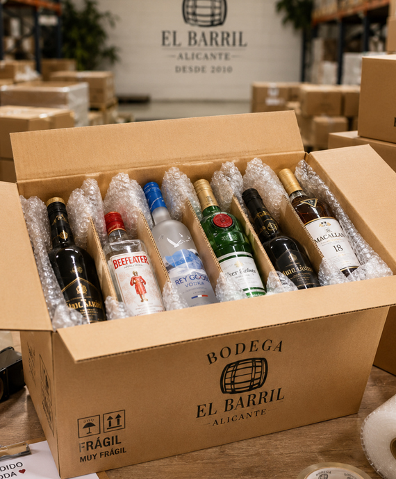 envio de botellas para bodas