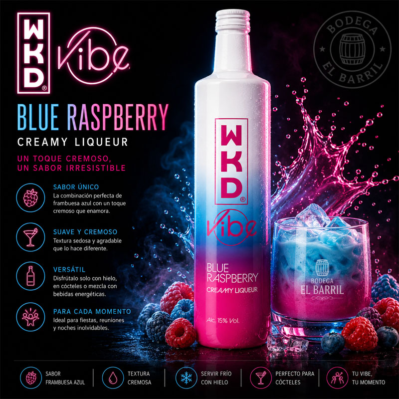 WKD Vibe Blue Raspberry Creamy