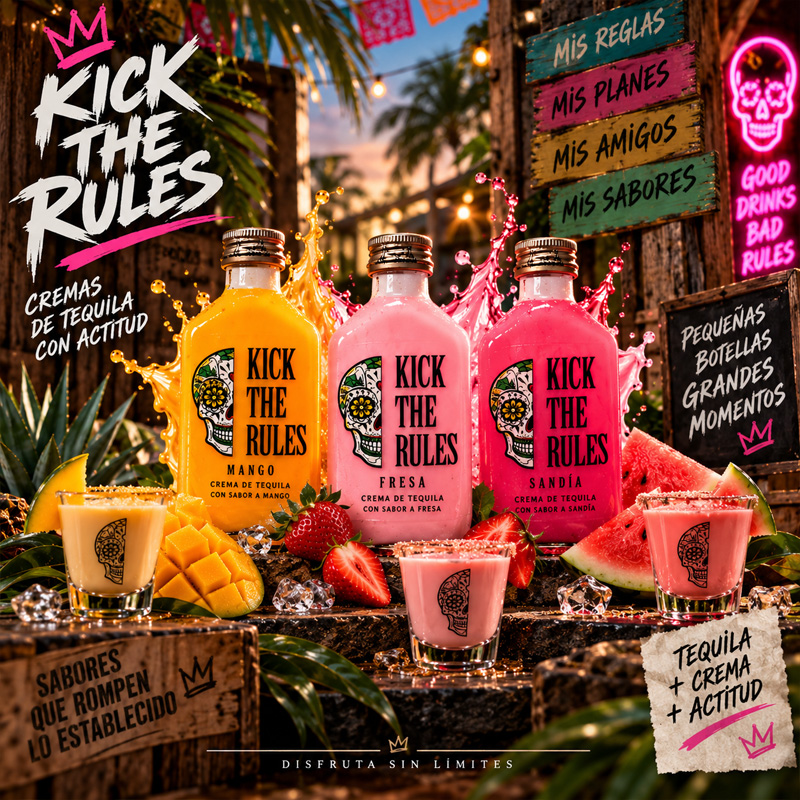 tequila kick the rules miniatura